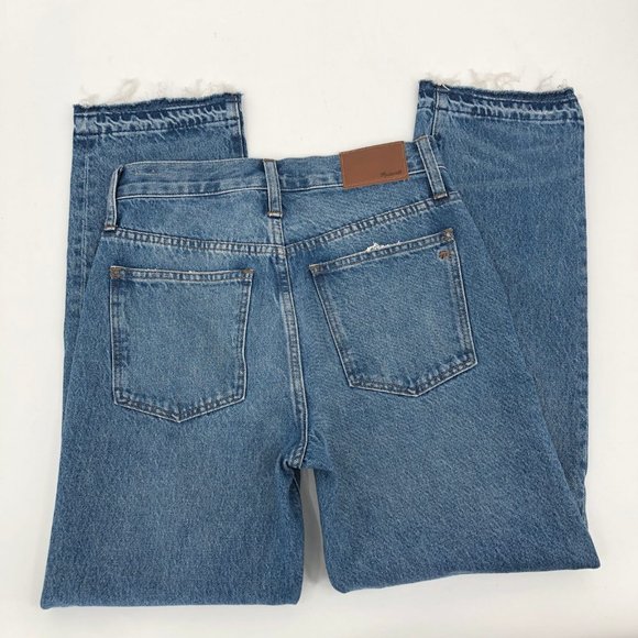 Madewell Blue Classic Straight Leg Jeans | Good Condition - Picture 6 of 7